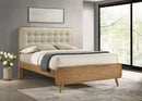 Robyn Wood California King Platform Bed Dark Walnut