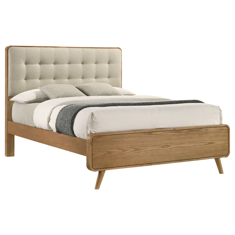 Robyn Wood California King Platform Bed Dark Walnut