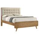 Robyn Wood California King Platform Bed Dark Walnut