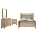 Oakglen  California King Bedroom Set Weathered Oak