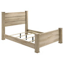 Oakglen  California King Bedroom Set Weathered Oak