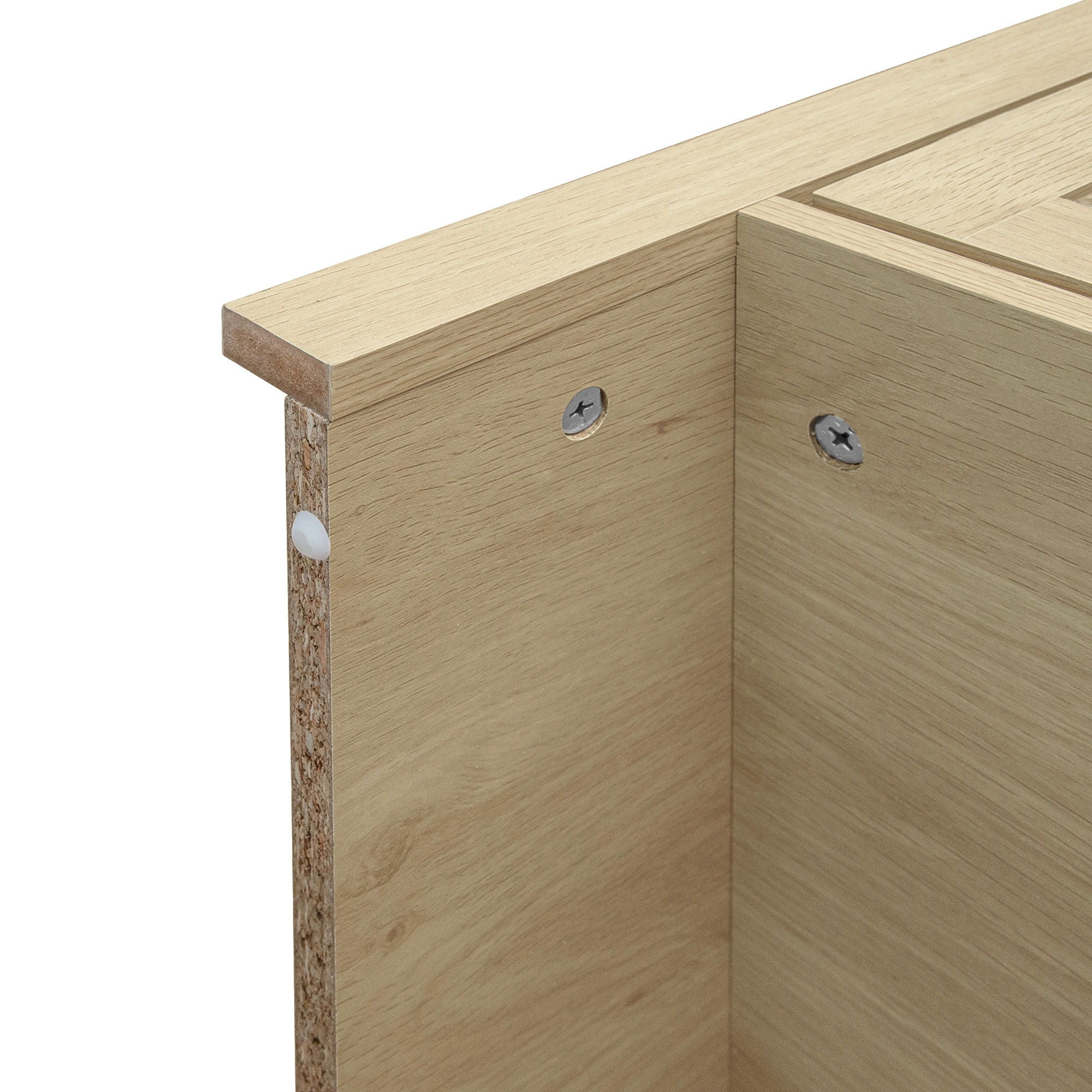 Tall Arched Kitchen Pantry, Modern Farmhouse Wood Kitchen Storage Cabinets, Arched Storage Display Cabinet With Adjustable Shelves, Versatile Cupboard For Kitchen, Dining Room, Living Room - Natural