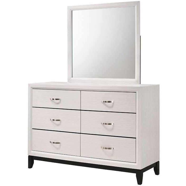 Diamond Modern Furniture CM Ackerson B4610 7 pc Queen Panel Bedroom Set IMAGE 4