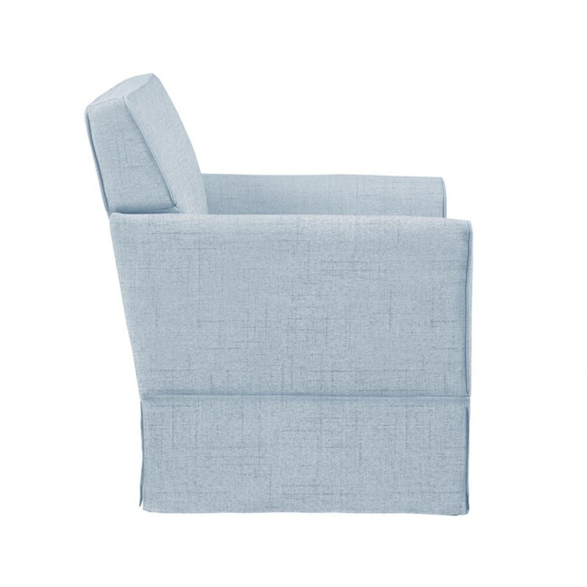 Timeless - Accent Armchair With Classic Track Arm Silhouette And Skirted Base