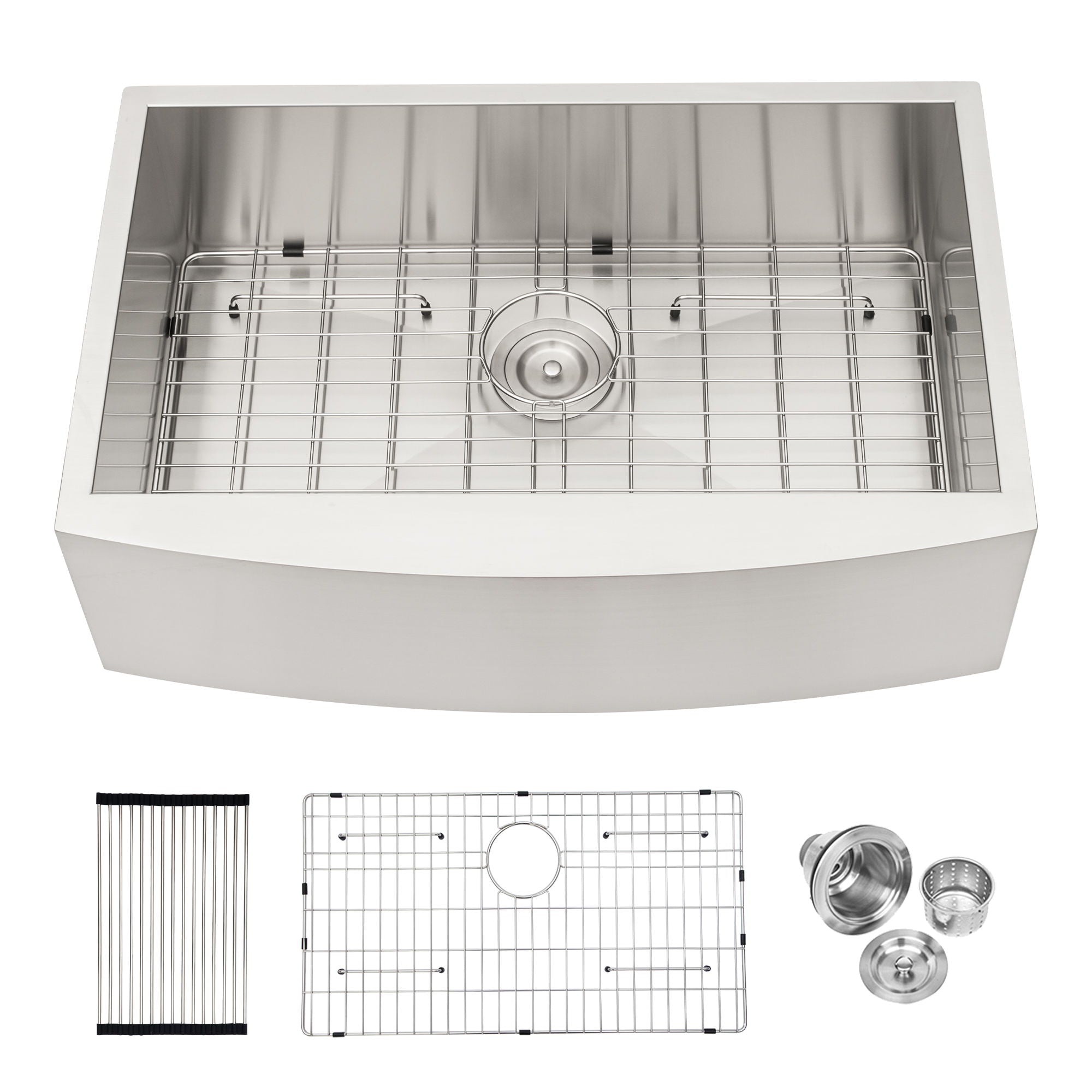 Farmhouse Kitchen Sink Stainless Steel Apron Front