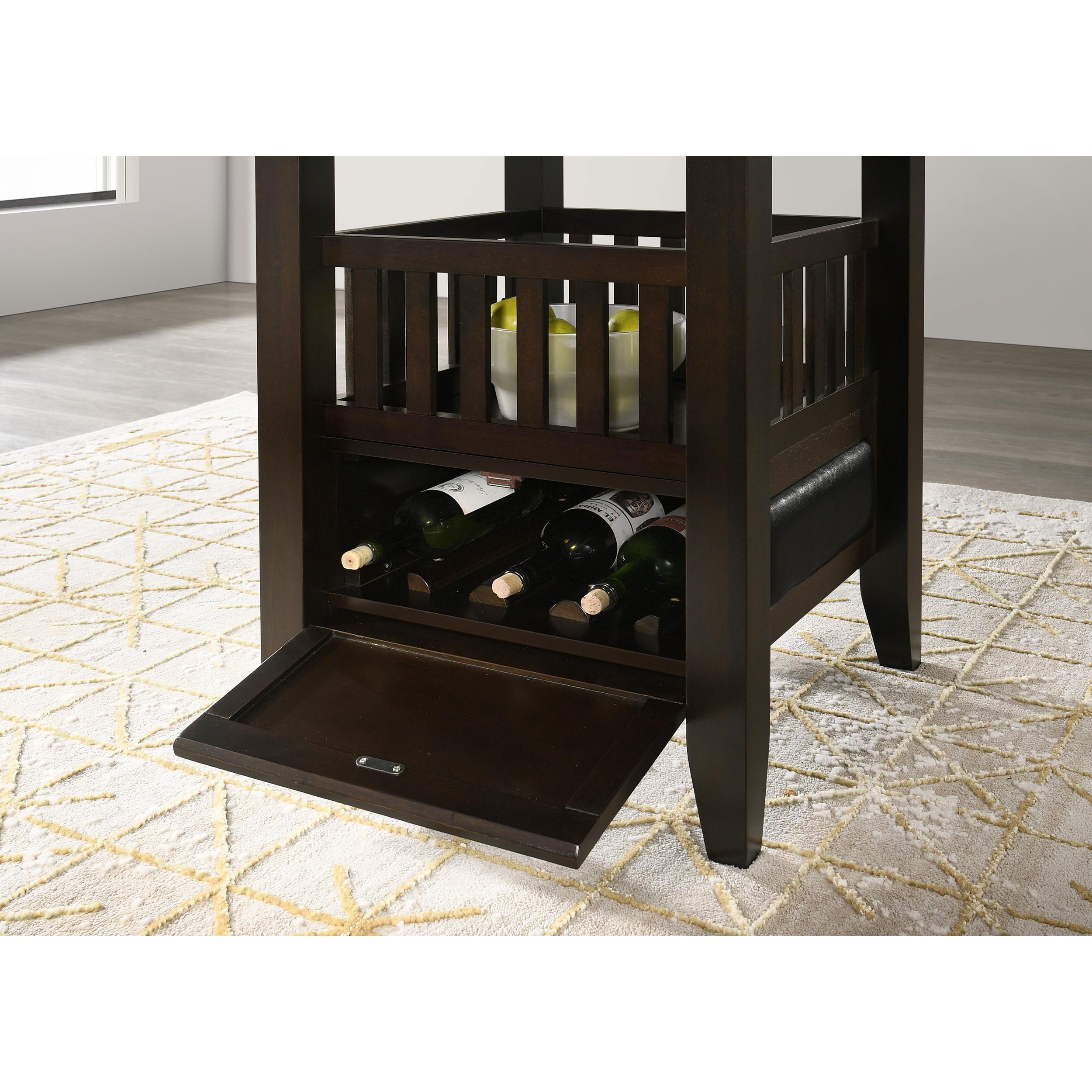 Diamond Modern Furniture COA Square Jaden Counter Height Dining Table with Pedestal Base 100958 IMAGE 11