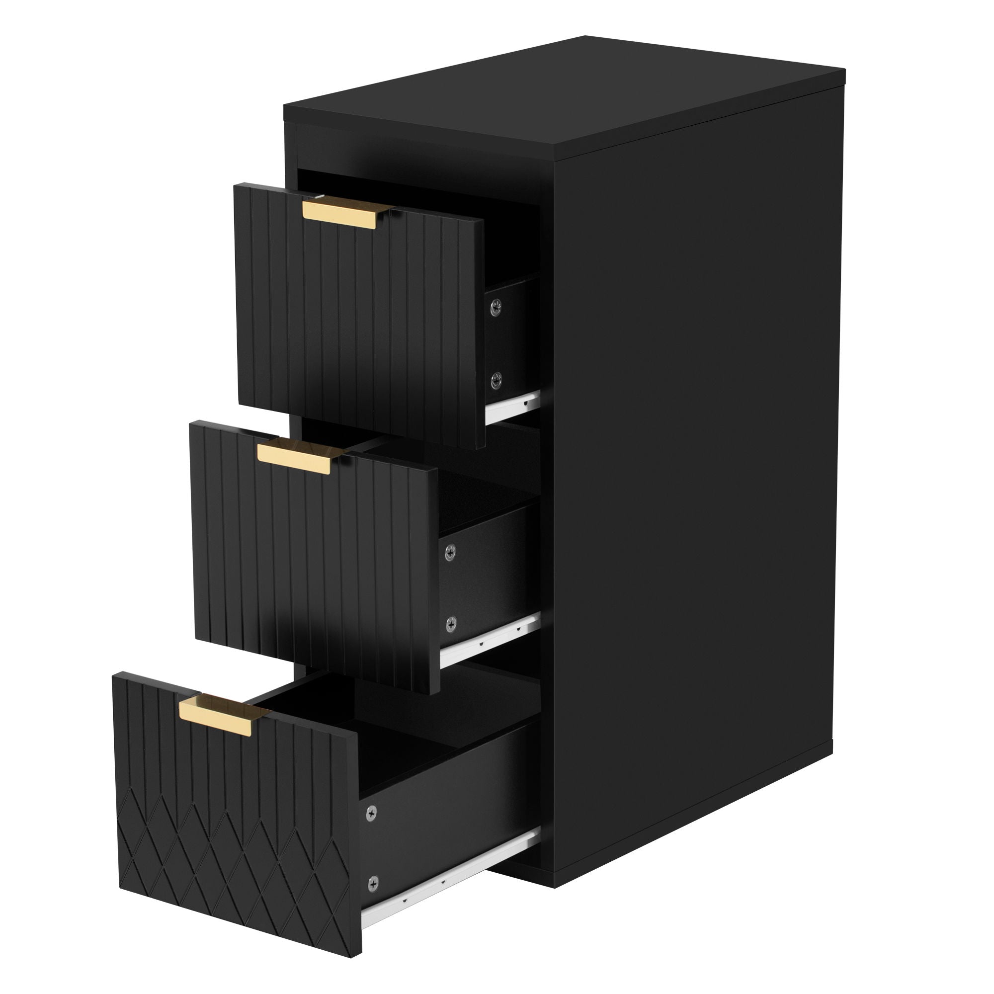 Wall Mounted Floating Cabinet With Side Cabinet Combo, Rectangular Ceramic Sink Vanity