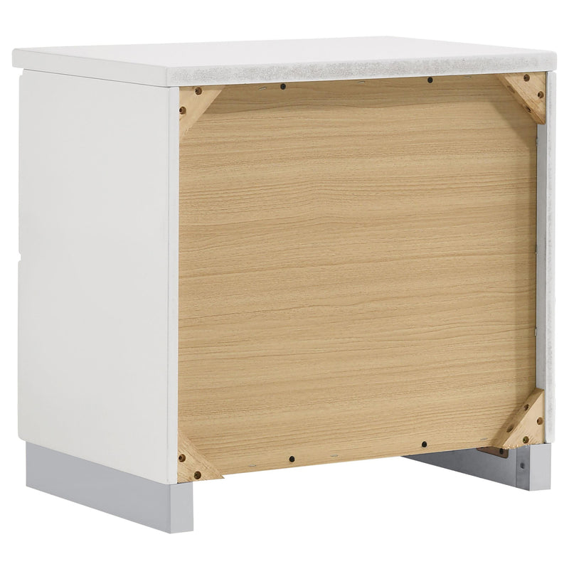 Diamond Modern Furniture COA Felicity 2-Drawer Nightstand 203502 IMAGE 5