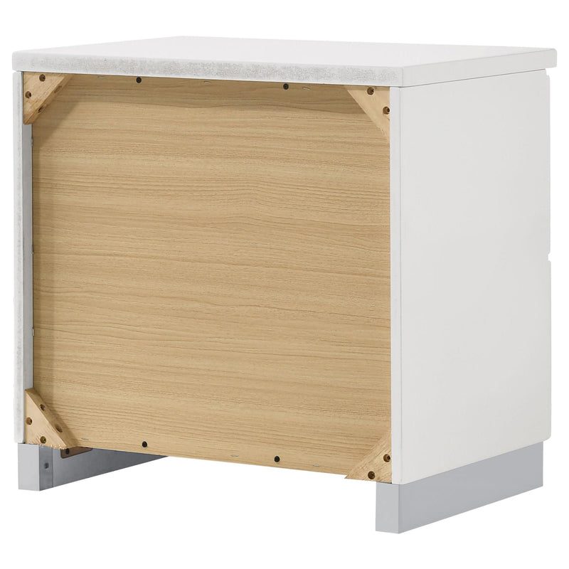 Diamond Modern Furniture COA Felicity 2-Drawer Nightstand 203502 IMAGE 7