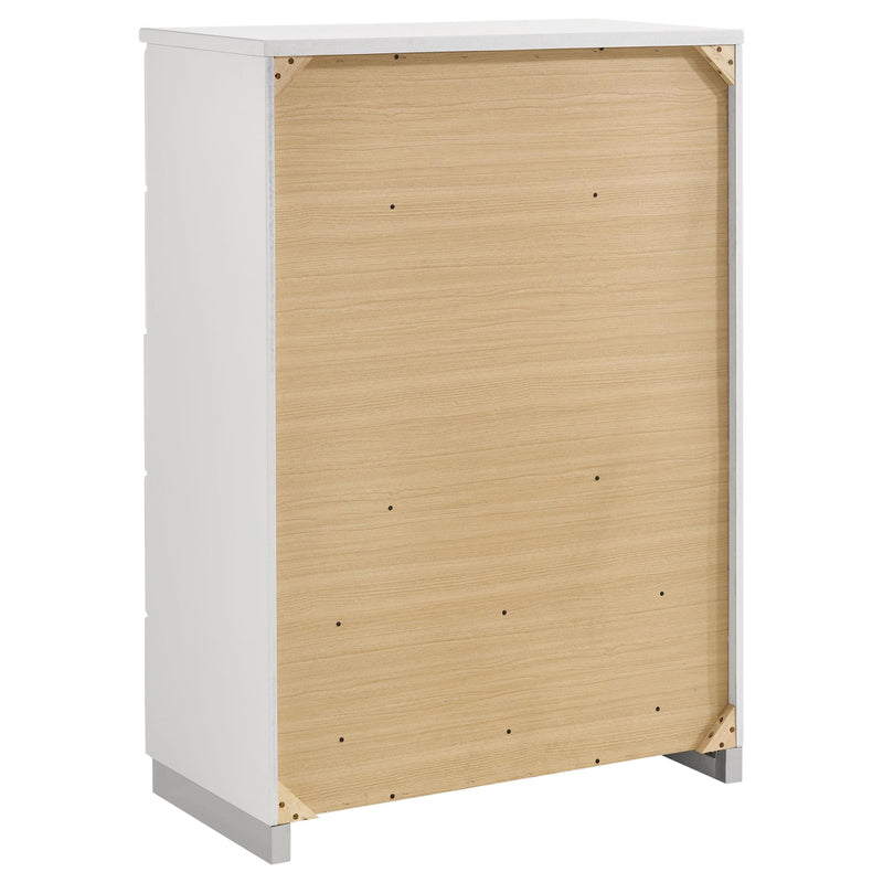 Diamond Modern Furniture COA Felicity 5-Drawer Chest 203505 IMAGE 5