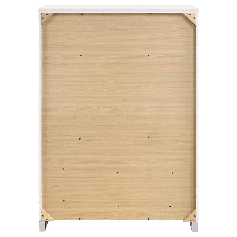 Diamond Modern Furniture COA Felicity 5-Drawer Chest 203505 IMAGE 6