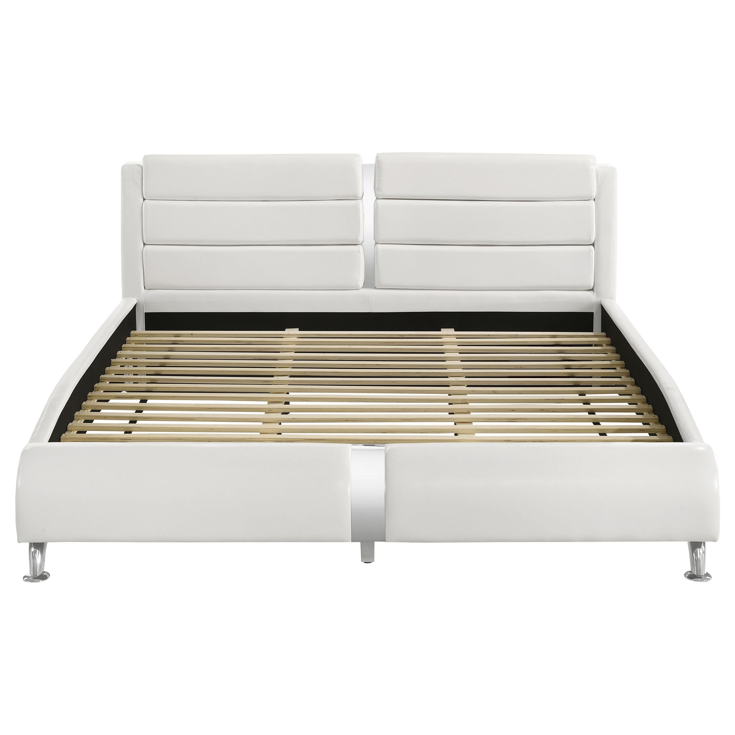 Diamond Modern Furniture COA Felicity California King Upholstered Platform Bed 300345KW IMAGE 3