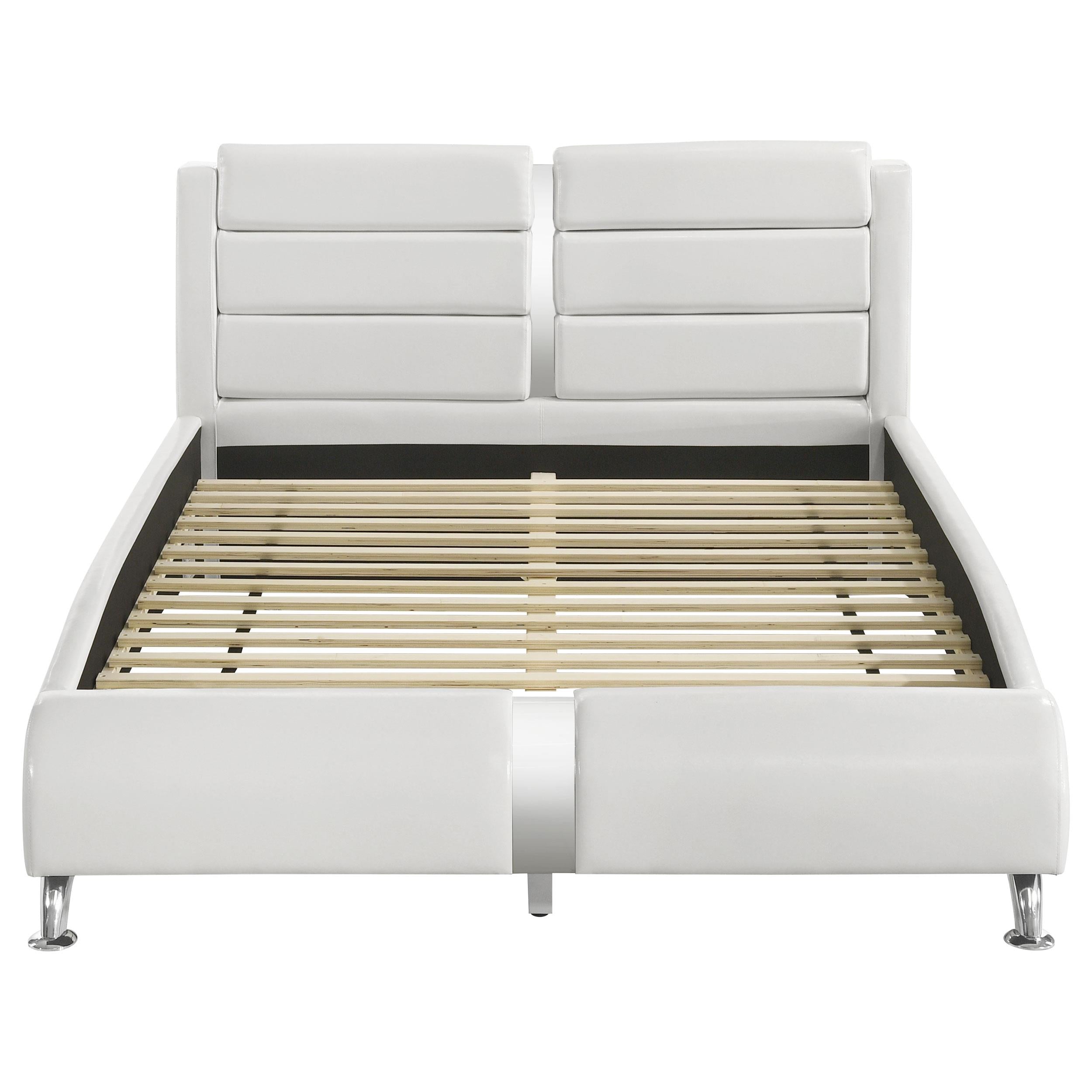Diamond Modern Furniture COA Felicity Queen Upholstered Platform Bed 300345Q IMAGE 3