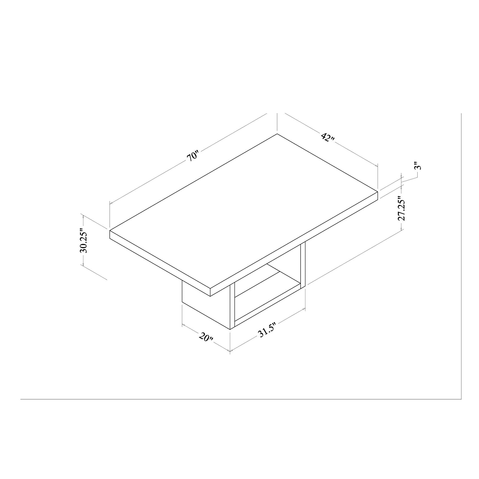 Sheena - 5 Pieces Dining Table Set - Black