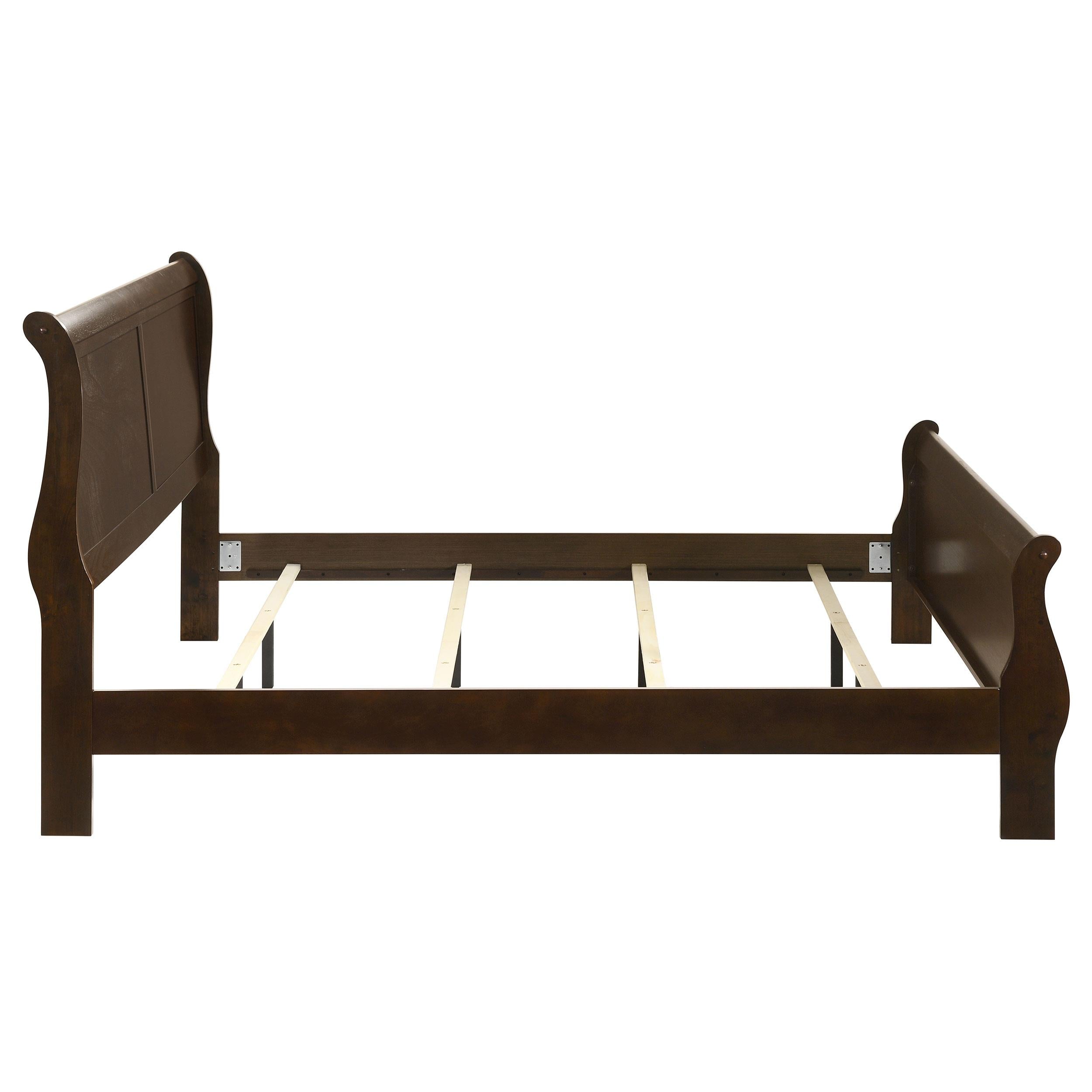 Diamond Modern Furniture COA Louis Philippe King Panel Sleigh Bed 202411KE IMAGE 5