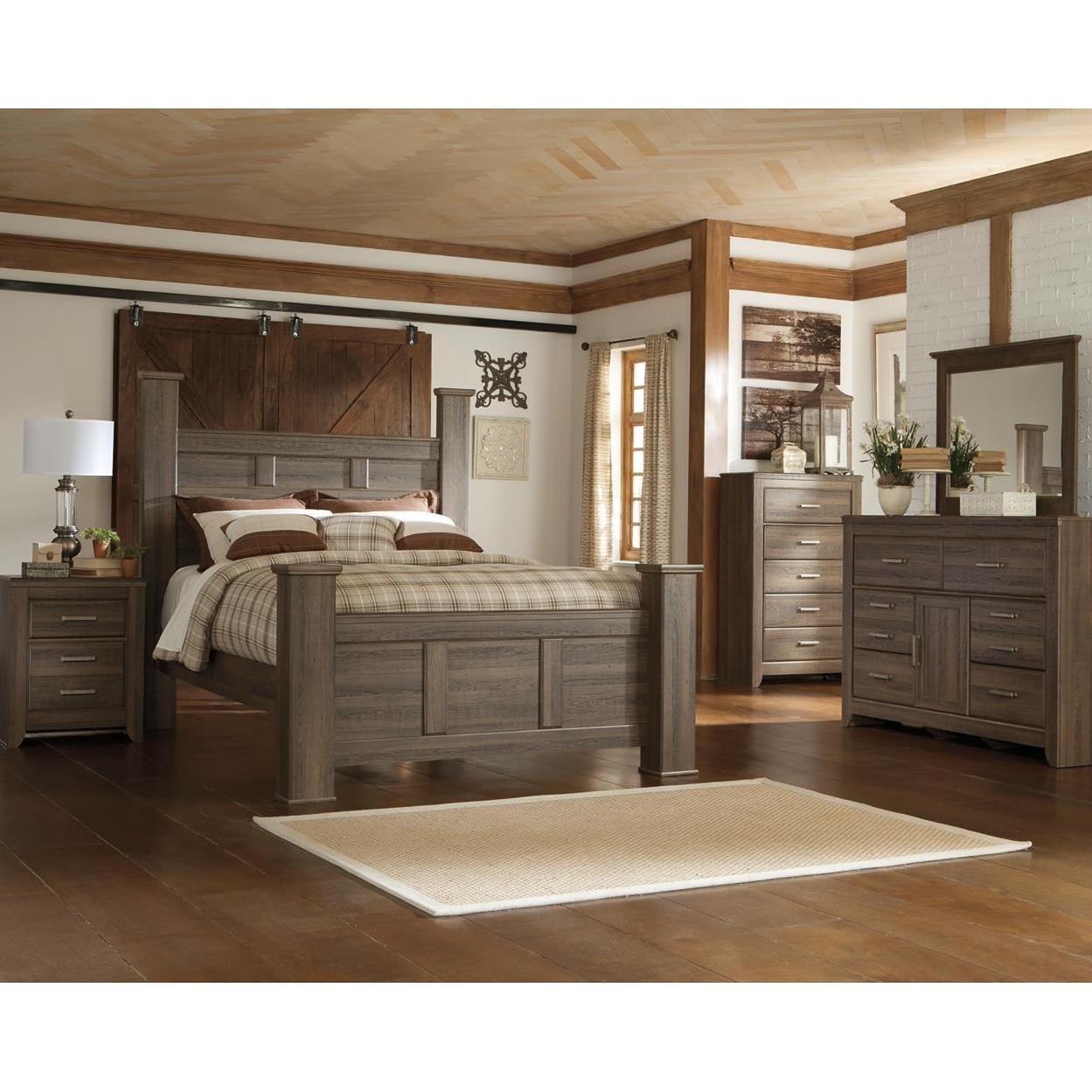 Diamond Modern Furniture Exclusive Design Juararo Queen Poster Bed B251-67/B251-64/B251-98 IMAGE 3