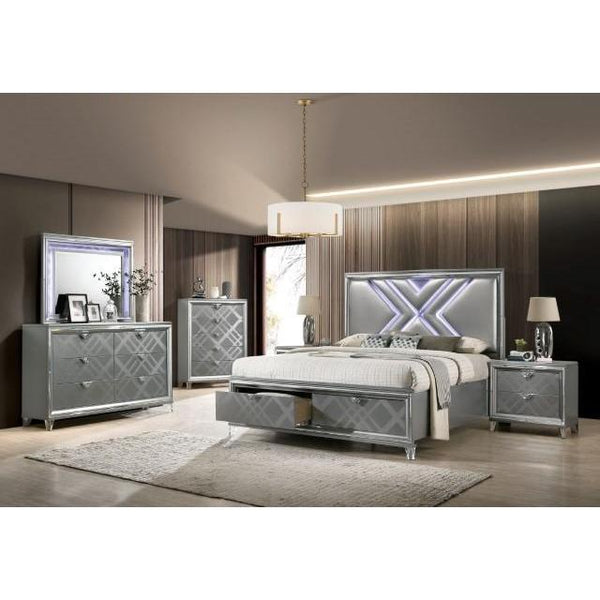 Furniture of America Emmeline FOA7147 7 pc Queen Panel Bedroom Set IMAGE 1