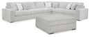 Stupendous 4-Piece Sectional with Ottoman
