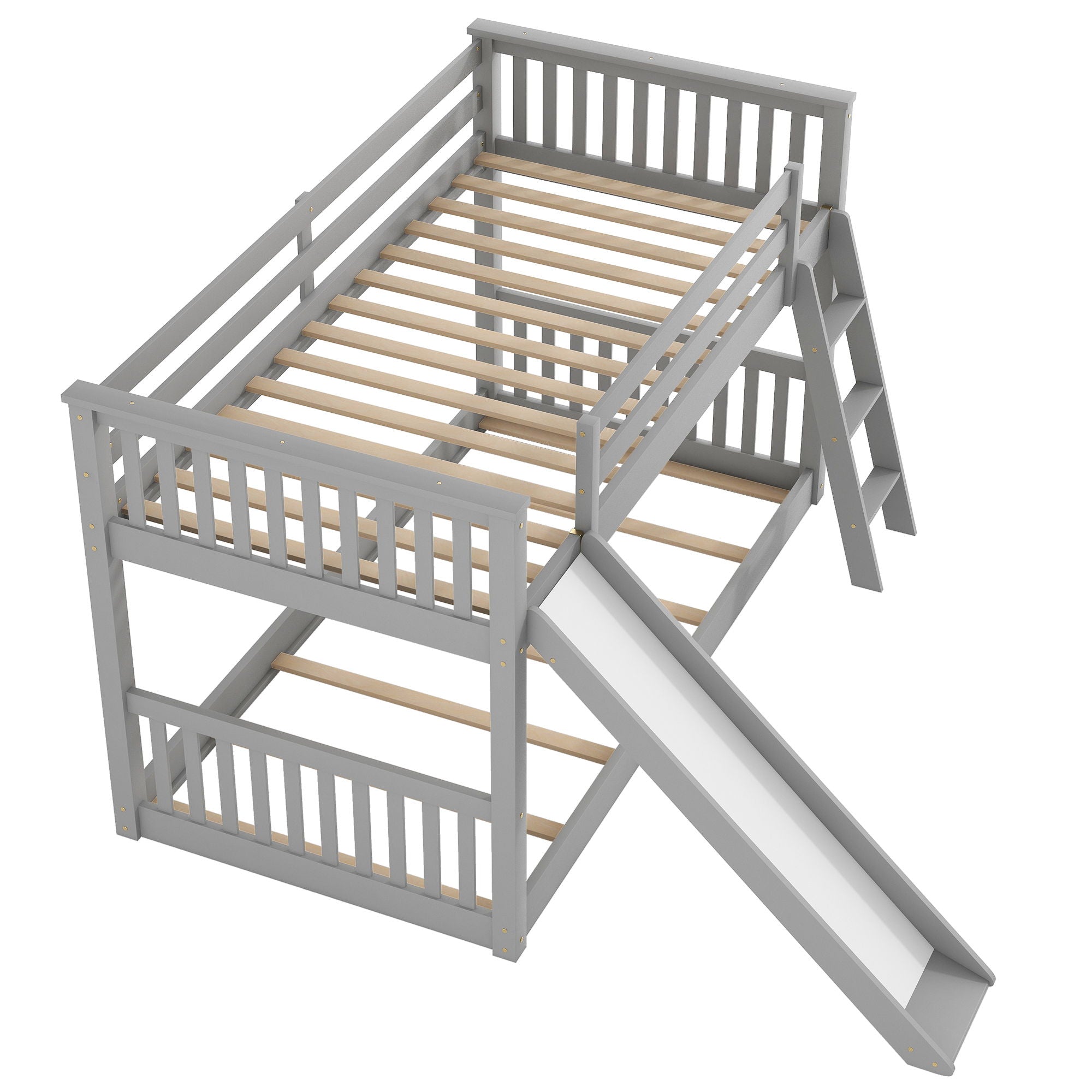 Bunk Bed & Convertible Slide And Ladder