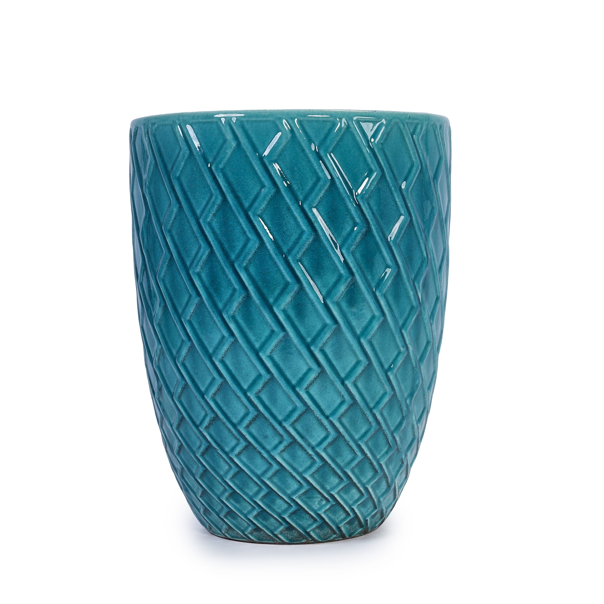 Ceramic Flowerpot, Planter For Patio, Garden, Windowsill