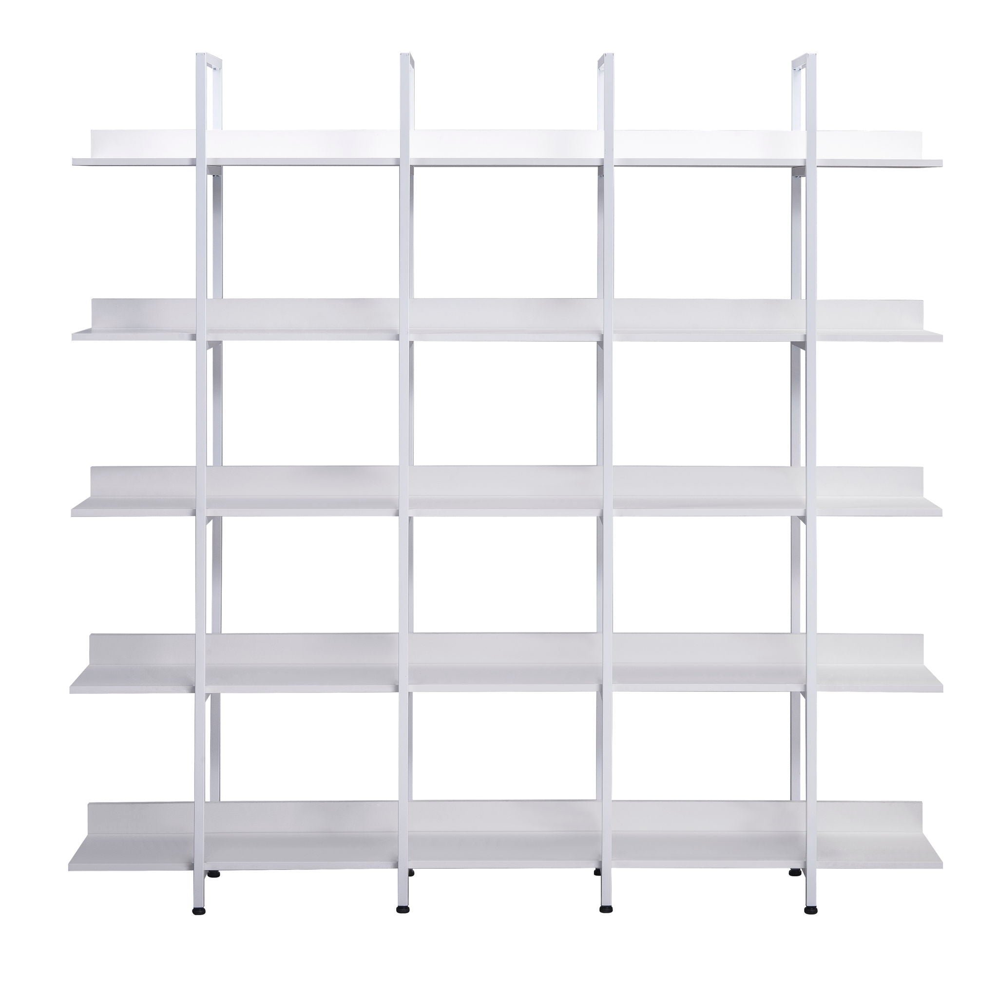 Vintage Industrial 5 Tier Open Bookcase