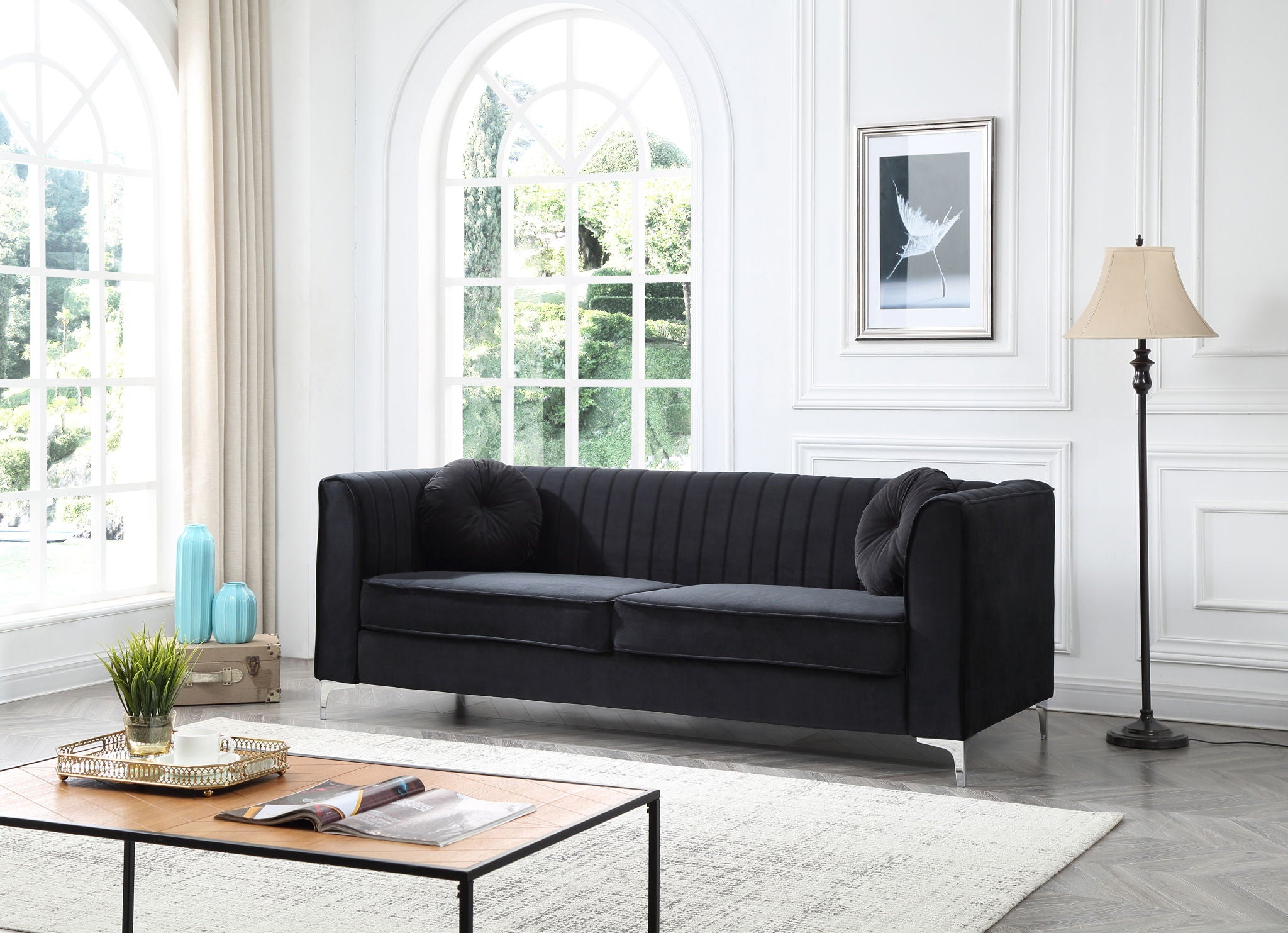Delray - Micro Suede Sofa