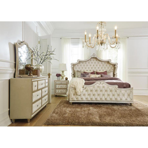 Coaster Furniture Antonella 223521Q 7 pc Queen Panel Bedroom Set IMAGE 1