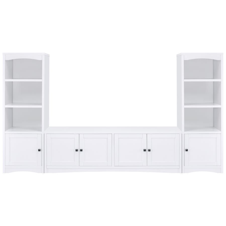 Laughlin - 3 Shelf Engineered Wood Media Tower