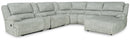 McClelland 5-Piece Reclining Sectional with Chaise