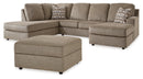 O'Phannon 2-Piece Sectional with Ottoman