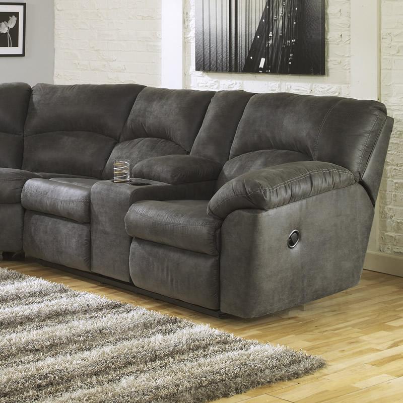 Signature Design by Ashley Tambo 2780149 RAF Reclining Loveseat with Console IMAGE 1