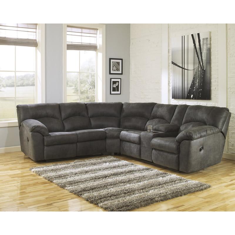 Signature Design by Ashley Tambo 2780149 RAF Reclining Loveseat with Console IMAGE 2