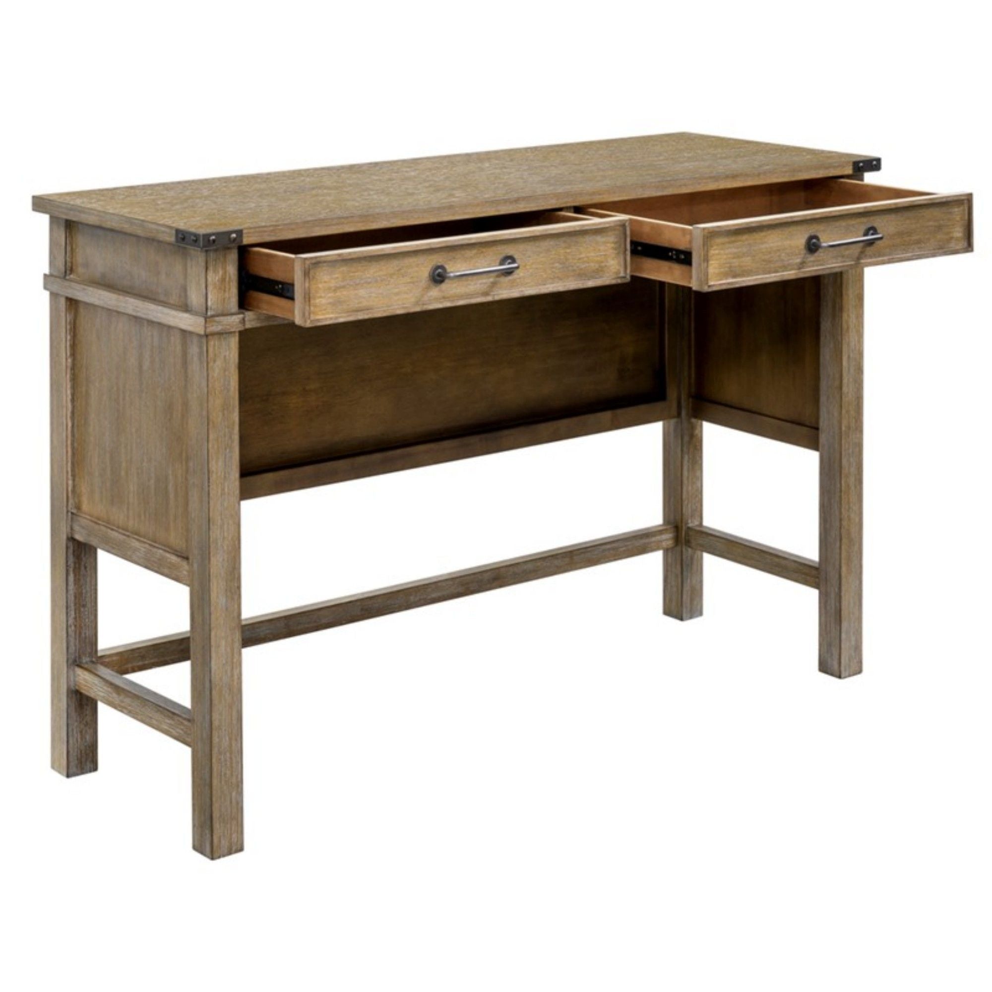 Belfast - Occasional Table With 2 Drawers - Reclaimed Natural