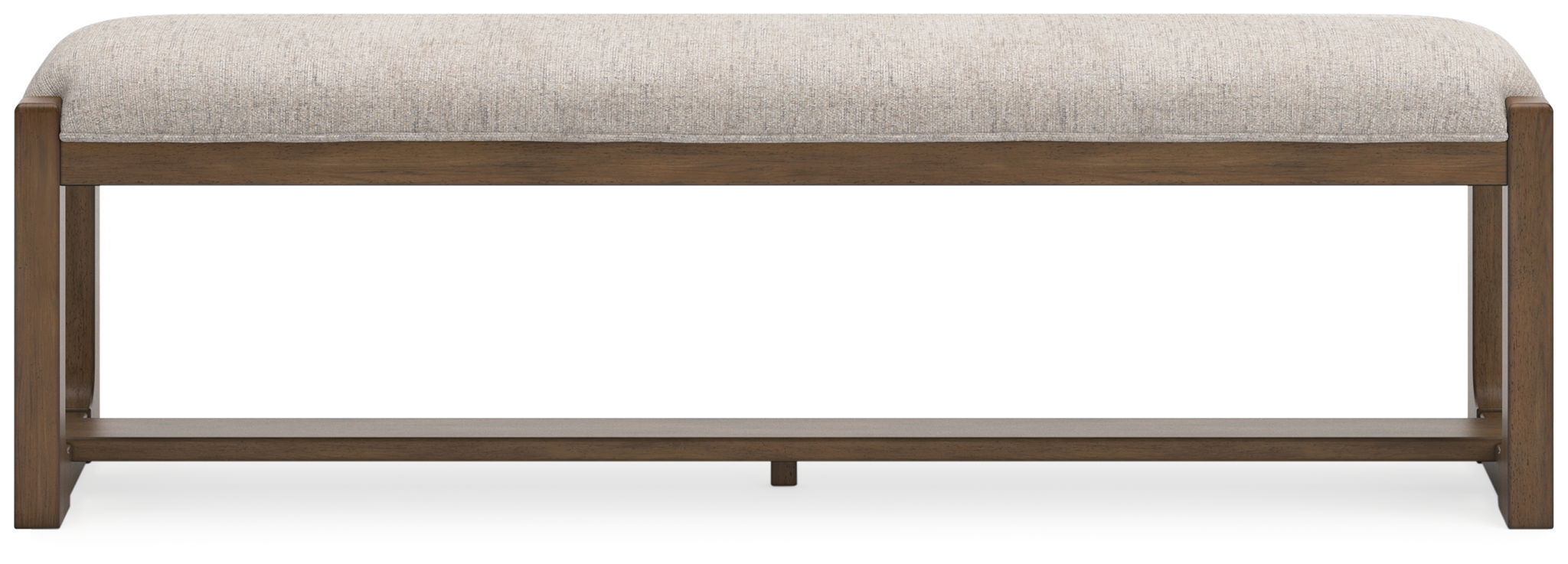 Cabalynn - Large Uph Dining Room Bench - Oatmeal / Light Brown