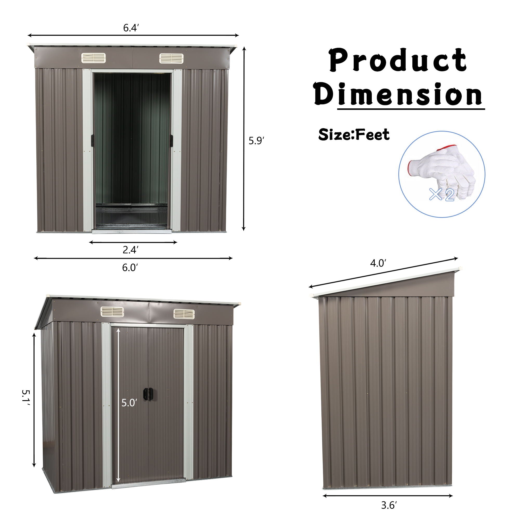 Outdoor Storage Shed