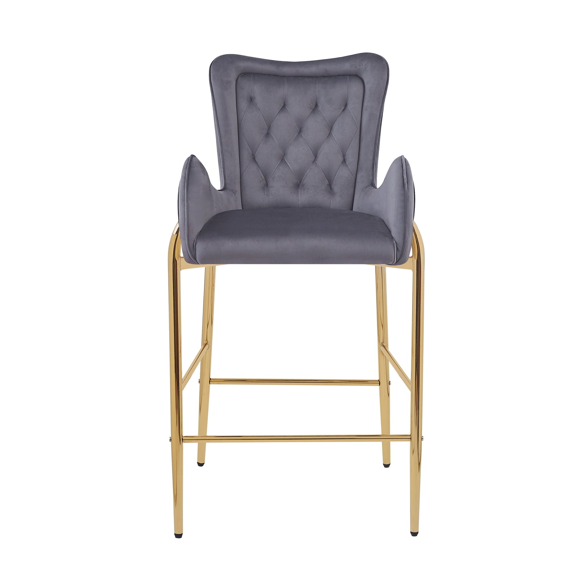 Fabric Counter Height Bar Stools (Set of 2)