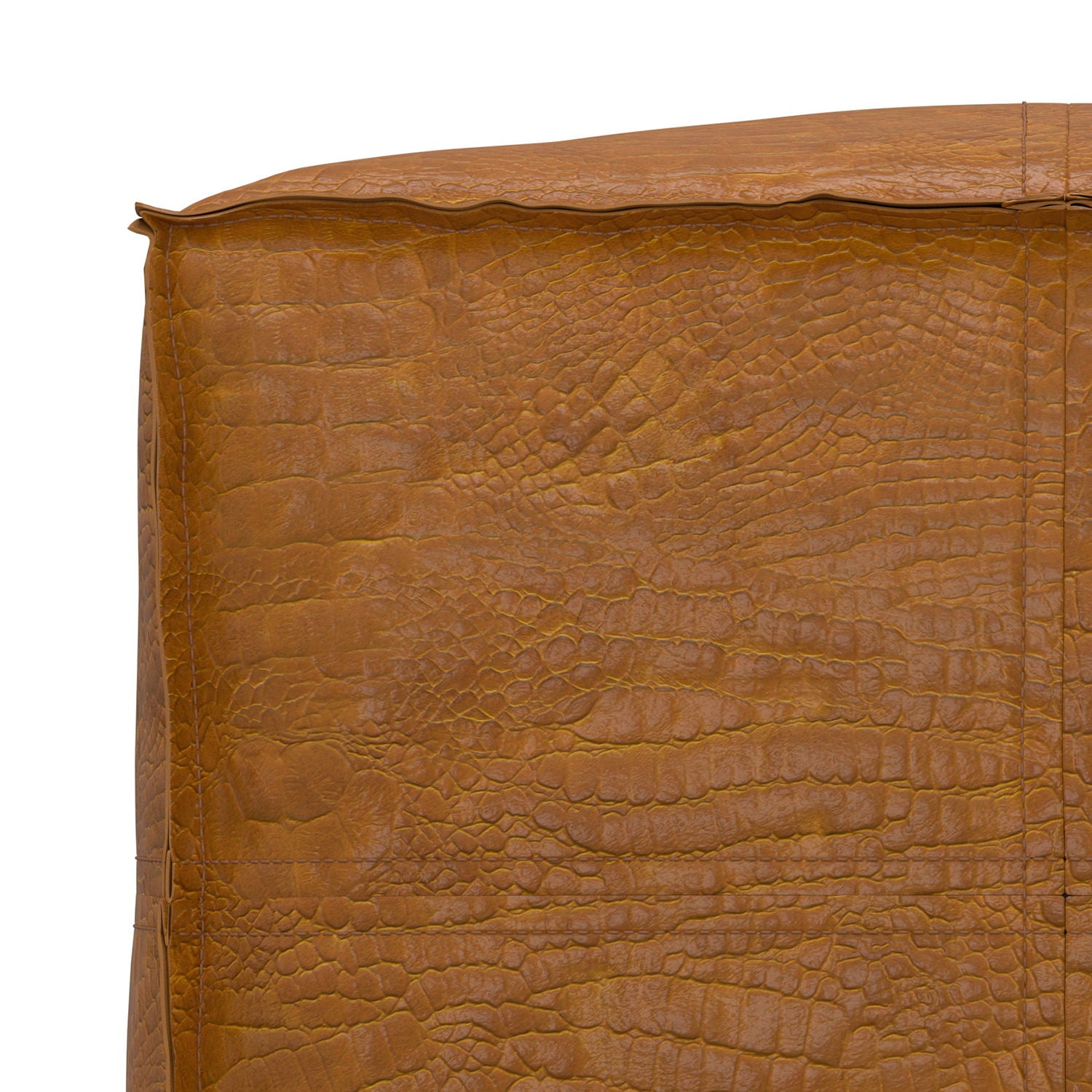 Brody - Square Pouf - Tan