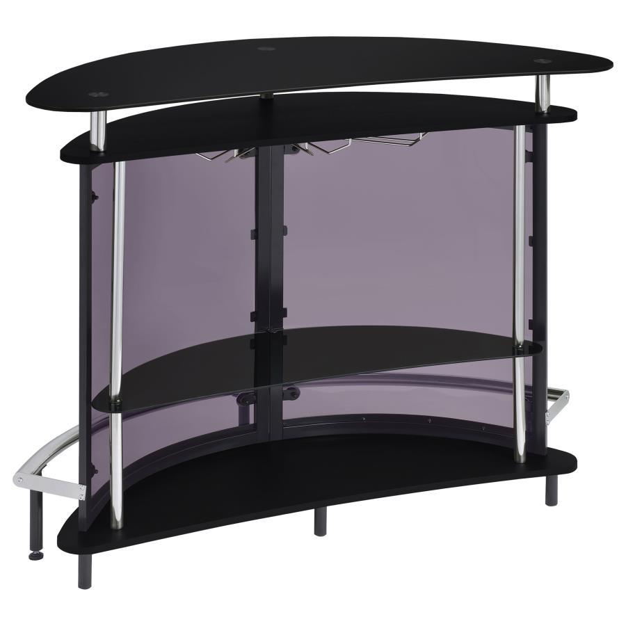 Amarillo - Freestanding Glass Top Home Bar Wine Cabinet