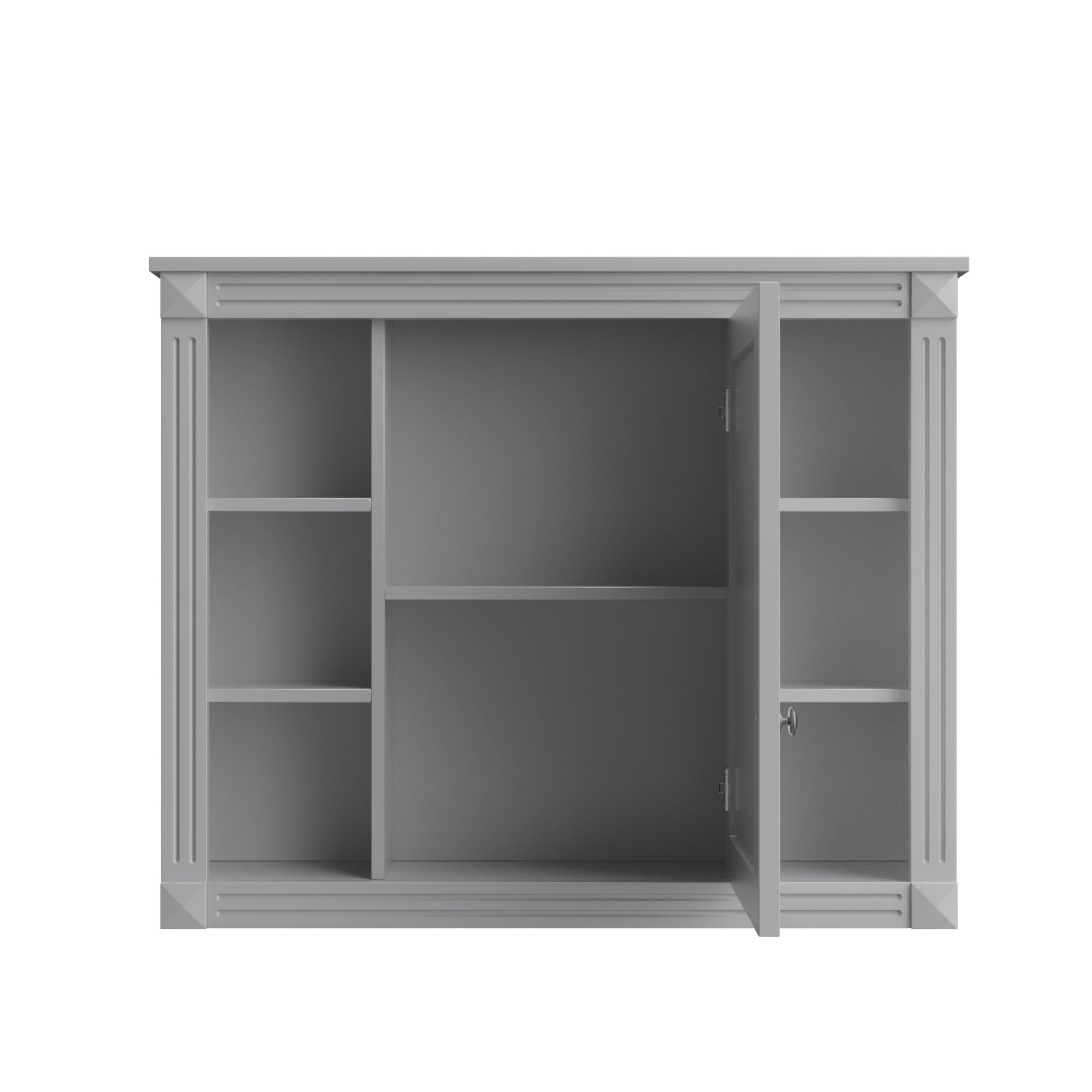 Bathroom Vanity With Top Sink, Mirror Cabinet, 2 Soft Closing Doors & 2 Drawers