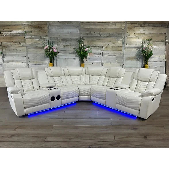 S2021 Lucky Charm Sectional (White)
