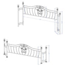 Sydney  Headboard and Footboard Brushed Gold
