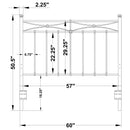 Lane Metal  or  Open Frame Headboard Rustic Bronze