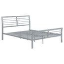 Cooper Metal  Open Frame Bed Silver