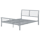 Cooper Metal  Open Frame Bed Silver
