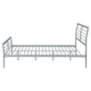 Cooper Metal  Open Frame Bed Silver