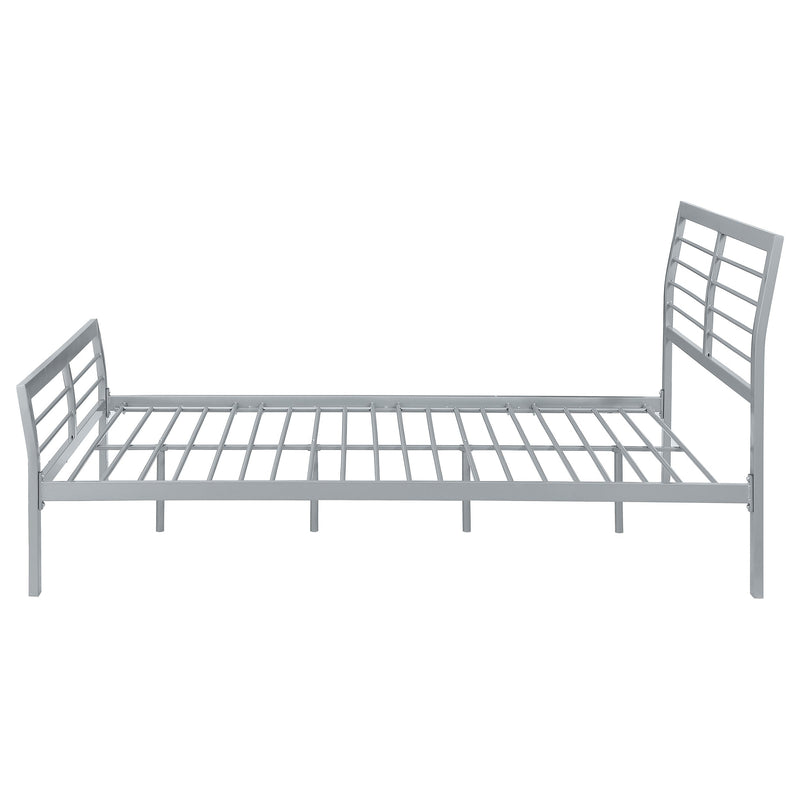 Cooper Metal  Open Frame Bed Silver