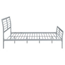 Cooper Metal  Open Frame Bed Silver