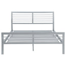 Cooper Metal  Open Frame Bed Silver