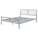 Cooper Metal  Open Frame Bed Silver