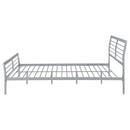 Cooper Metal  Open Frame Bed Silver